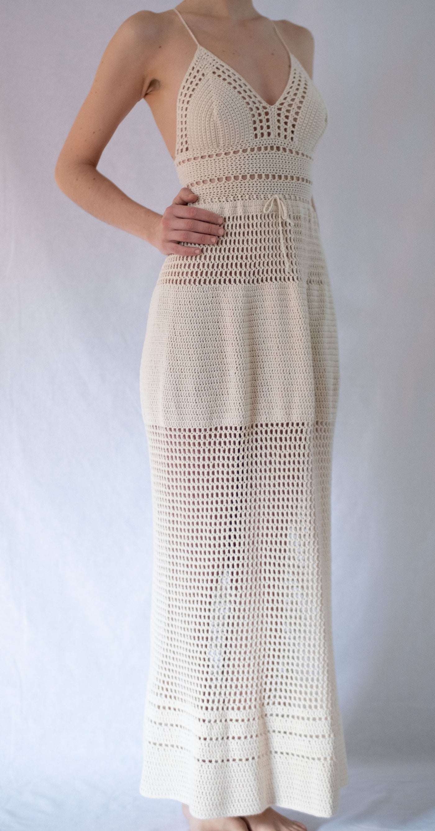 Sleek Maxi Dress Crochet Pattern