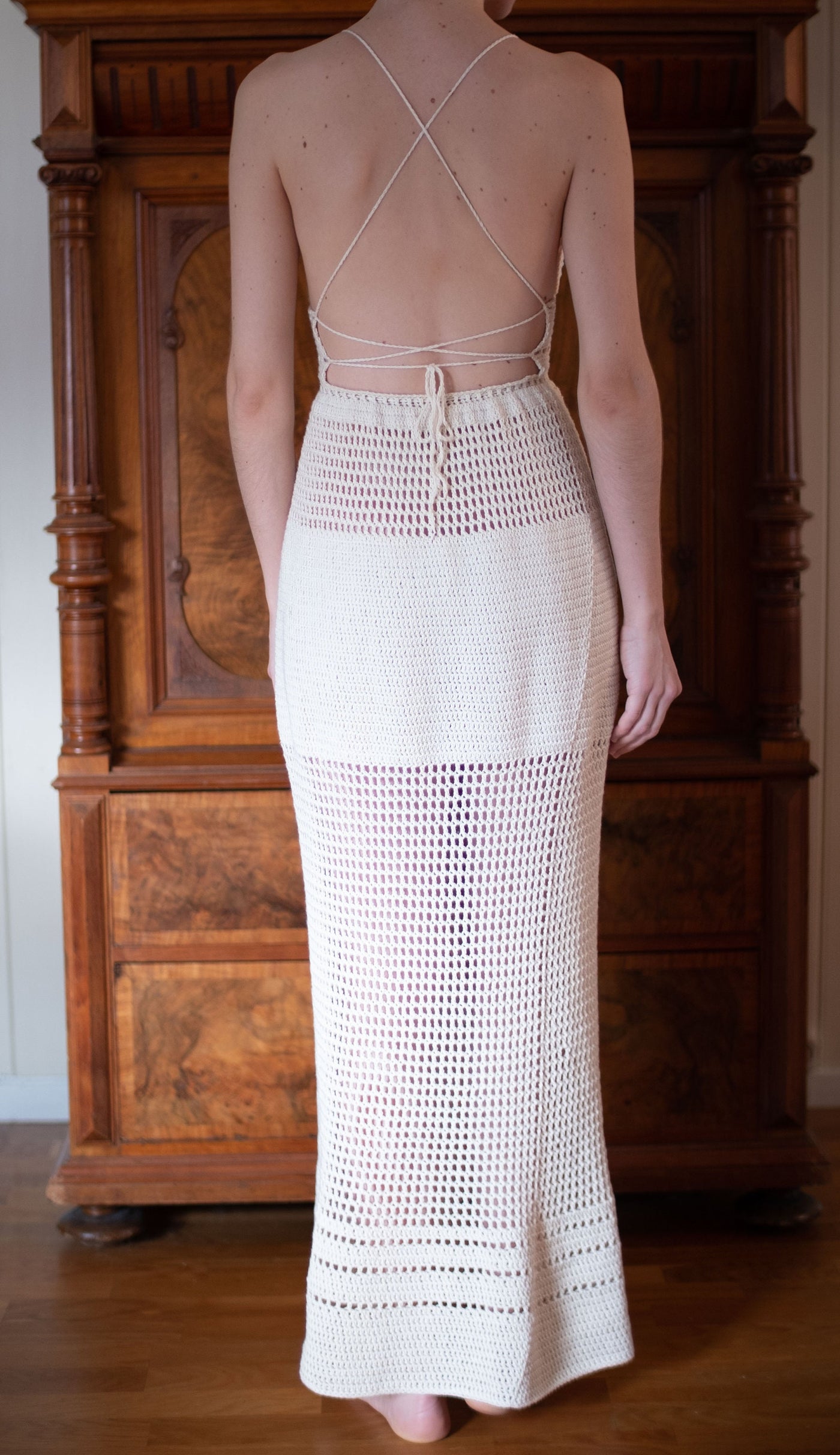 Sleek Maxi Dress Crochet Pattern