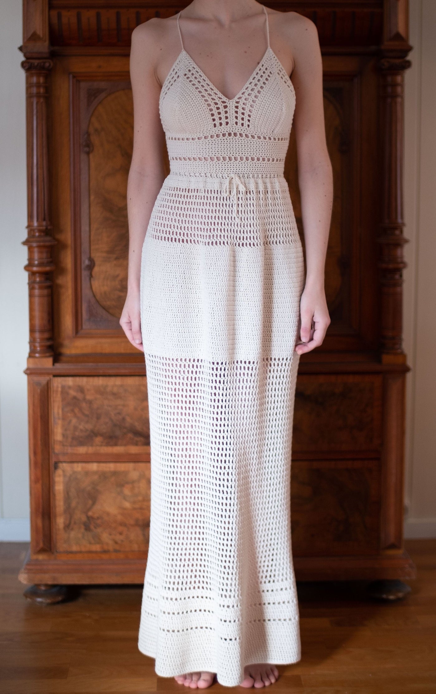Sleek Maxi Dress Crochet Pattern