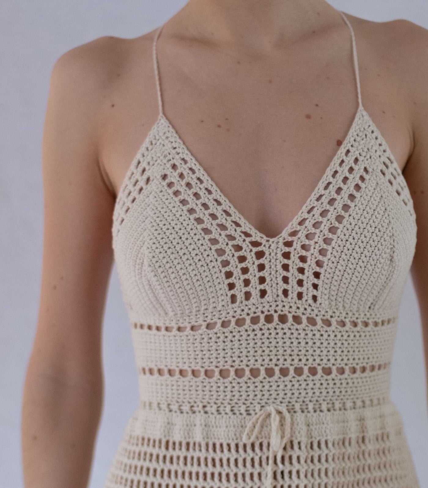 Sleek Maxi Dress Crochet Pattern